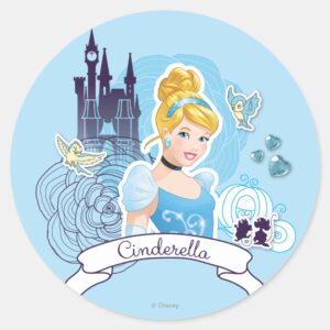 Cinderella Gracious Heart Classic Round Sticker