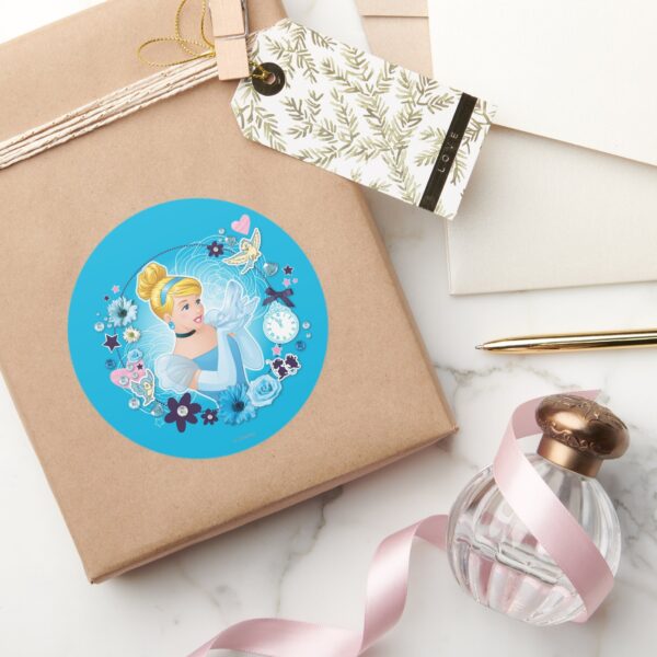 Cinderella Gracious As A True Princess Classic Round Sticker
