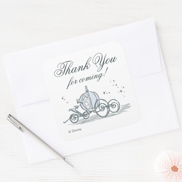 Cinderella_Castle___Fairy_Tale_Birthday_Square_Sticker_4 Cinderella Castle Fairy Tale Birthday Square Sticker