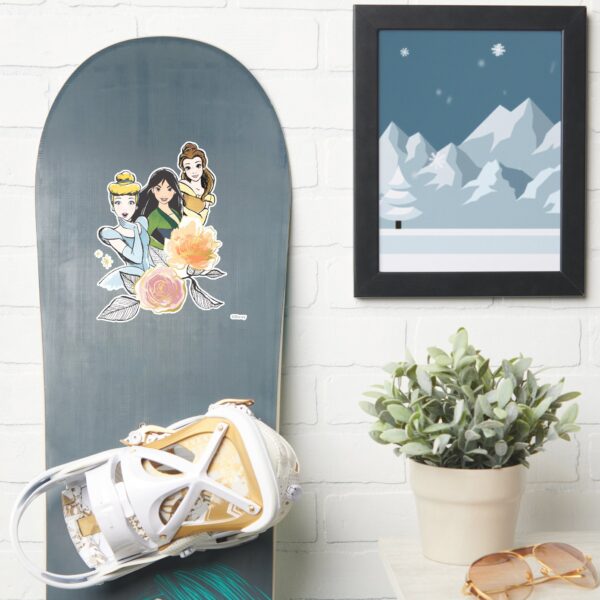 Cinderella,_Mulan,_&_Belle_Floral_Illustration_Sticker_7 Cinderella Mulan Belle Floral Illustration Sticker