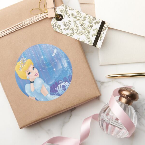 Cinderella_Princess_Classic_Round_Sticker_5 Cinderella Princess Classic Round Sticker