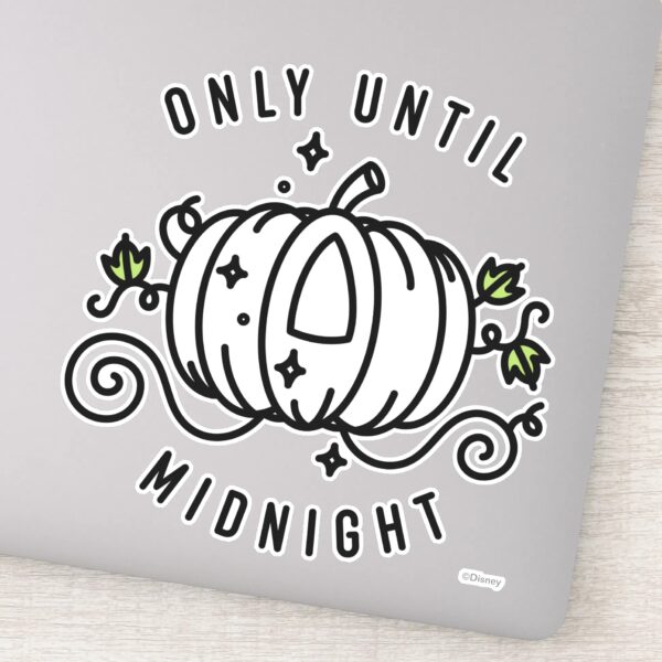 Cinderella_Pumpkin_Carriage__Only_Until_Midnight__Sticker_1 Cinderella Pumpkin Carriage Only Until Midnight Sticker