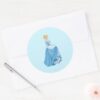 Cinderella_Standing_Classic_Round_Sticker_3 Cinderella Standing Classic Round Sticker