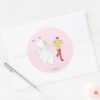 Cinderella_Wedding_Classic_Round_Sticker_3 Cinderella Wedding Classic Round Sticker