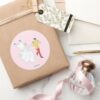 Cinderella_Wedding_Classic_Round_Sticker_5 Cinderella Wedding Classic Round Sticker
