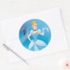 Cinderella___Express_Yourself_Classic_Round_Sticker_3 Cinderella Express Yourself Classic Round Sticker