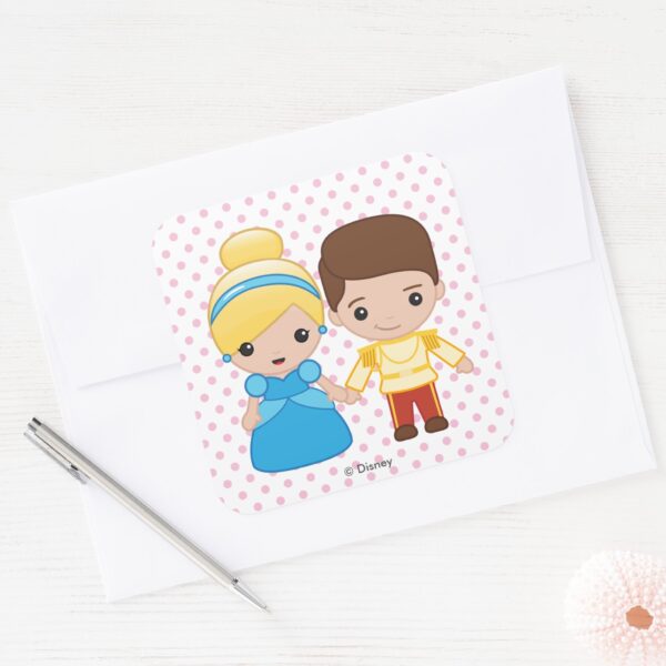 Cinderella_and_Prince_Charming_Emoji_Square_Sticker_3 Cinderella And Prince Charming Emoji Square Sticker