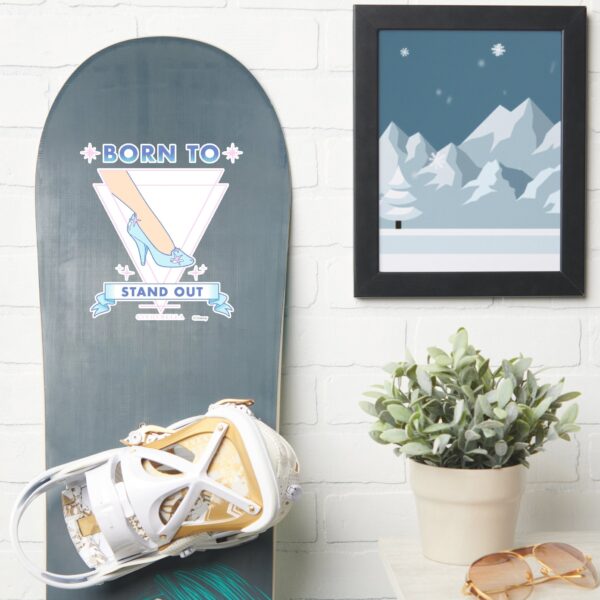 Cindrella_Glass_Slipper__Born_To_Stand_Out__Sticker_7 Cindrella Glass Slipper Born To Stand Out Sticker