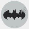 Classic_Batman_Logo_Dissolving_Into_Bats_Classic_Round_Sticker_1 Classic Batman Logo Dissolving Into Bats Classic Round Sticker