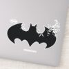 Classic_Batman_Logo_Dissolving_Into_Bats_Sticker_1 Classic Batman Logo Dissolving Into Bats Sticker