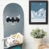 Classic_Batman_Logo_Dissolving_Into_Bats_Sticker_7 Classic Batman Logo Dissolving Into Bats Sticker