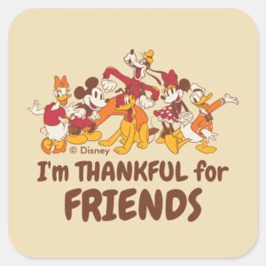 Classic_Disney_Friends_Together_Square_Sticker_1 Classic Disney Friends Together Square Sticker