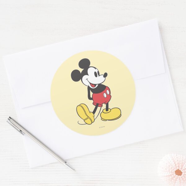 Classic_Mickey_Classic_Round_Sticker_3 Classic Mickey Classic Round Sticker