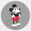 Classic_Mickey_Mouse___A_True_Original_Classic_Round_Sticker_1 Classic Mickey Mouse A True Original Classic Round Sticker