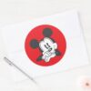 Classic_Mickey_Mouse___Cute_Portrait_Classic_Round_Sticker_3 Classic Mickey Mouse Cute Portrait Classic Round Sticker