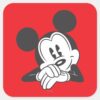 Classic_Mickey_Mouse___Cute_Portrait_Square_Sticker_1 Classic Mickey Mouse Cute Portrait Square Sticker