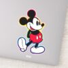 Classic_Mickey_Rainbow_Outline_Sticker_1 Classic Mickey Rainbow Outline Sticker