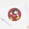 Classic_Mickey___Angry_Classic_Round_Sticker_3 Classic Mickey Angry Classic Round Sticker