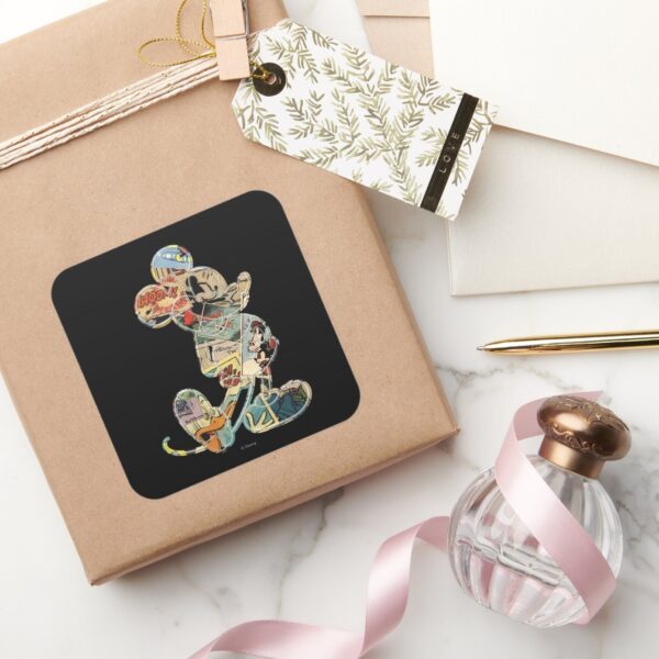 Classic_Mickey___Comic_Silhouette_Square_Sticker_5 Classic Mickey Comic Silhouette Square Sticker