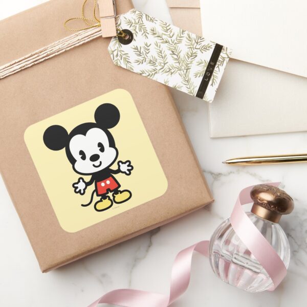 Classic_Mickey___Cuties_Square_Sticker_5 Classic Mickey Cuties Square Sticker