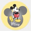 Classic Mickey Head Icon Classic Round Sticker