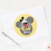 Classic Mickey Head Icon Classic Round Sticker