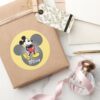 Classic Mickey Head Icon Classic Round Sticker