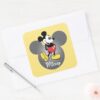 Classic Mickey Head Icon Square Sticker