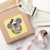 Classic Mickey Head Icon Square Sticker