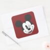 Classic_Mickey___Head_Tilt_Wink_Square_Sticker_3 Classic Mickey Head Tilt Wink Square Sticker