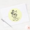 Classic_Mickey___Sketch_Classic_Round_Sticker_3 Classic Mickey Sketch Classic Round Sticker
