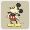 Classic_Mickey___Vintage_Hands_on_Hips_Square_Sticker_1 Classic Mickey Vintage Hands On Hips Square Sticker