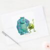 Classic_Mike_&_Sully_Waving_Disney_Square_Sticker_3 Classic Mike Sully Waving Disney Square Sticker