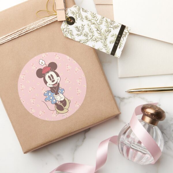 Classic Minnie Mouse Classic Round Sticker