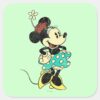 Classic_Minnie_Mouse_Vintage_Distressed_Square_Sticker_1 Classic Minnie Mouse Vintage Distressed Square Sticker