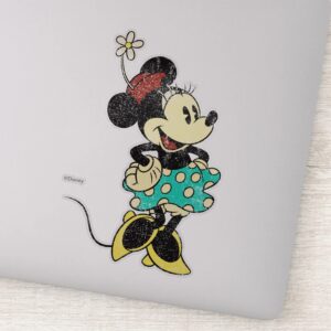 Classic Minnie Mouse Vintage Distressed Sticker