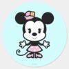Classic_Minnie___Cartoon_Classic_Round_Sticker_1 Classic Minnie Cartoon Classic Round Sticker