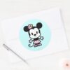 Classic_Minnie___Cartoon_Classic_Round_Sticker_3 Classic Minnie Cartoon Classic Round Sticker