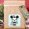 Classic Minnie Cartoon Square Sticker
