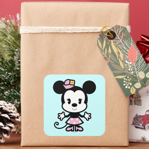 Classic Minnie Cartoon Square Sticker