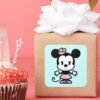 Classic Minnie Cartoon Square Sticker