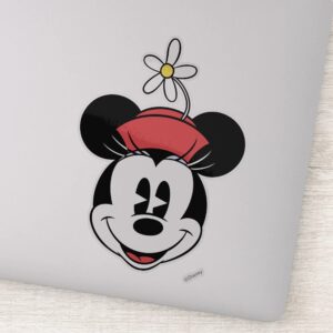 Classic Minnie Flower Face Sticker