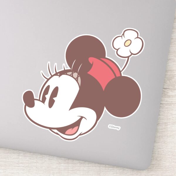 Classic_Minnie___Side_Flower_Face_Sticker_1 Classic Minnie Side Flower Face Sticker