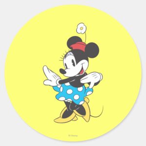 Classic Minnie Sweet Classic Round Sticker