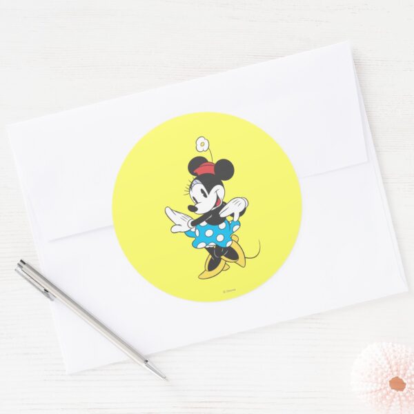Classic_Minnie___Sweet_Classic_Round_Sticker_3 Classic Minnie Sweet Classic Round Sticker