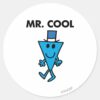 Classic_Mr._Cool_Pose_Classic_Round_Sticker_1 Classic Mr. Cool Pose Classic Round Sticker