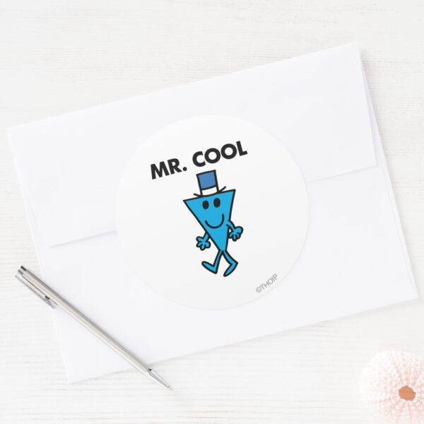Classic_Mr._Cool_Pose_Classic_Round_Sticker_3 Classic Mr. Cool Pose Classic Round Sticker