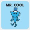 Classic_Mr._Cool_Pose_Square_Sticker_1 Classic Mr. Cool Pose Square Sticker