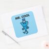 Classic_Mr._Cool_Pose_Square_Sticker_3 Classic Mr. Cool Pose Square Sticker
