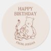 Classic_Pooh_&_Tigger___Happy_Birthday_Classic_Classic_Round_Sticker_1 Classic Pooh Tigger Happy Birthday Classic Classic Round Sticker